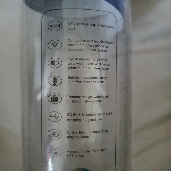 Tmvel Aquamasti Portable Waterproof Wireless Bluetooth 10W Speaker - Picture 5 of 5